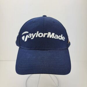 TaylorMade R7 TMax Gear Blue Embroidered Hook & Loop Golf Baseball Cap Hat